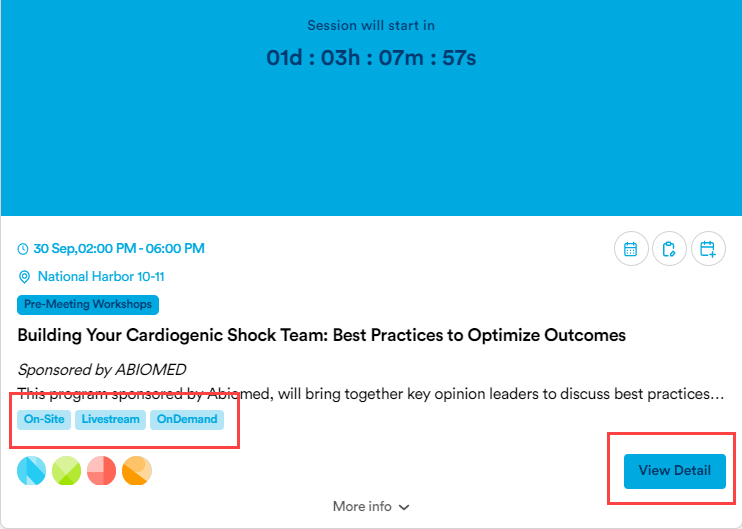 HFSA Annual Scientific Meeting 2022 Platform Screenshot