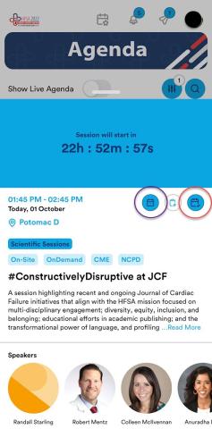 HFSA Annual Scientific Meeting 2022 Mobile App Screenshot