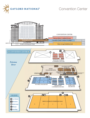 ASM 2022 Gaylord National Harbor Map