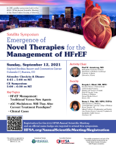 HFSA2021 Satellite8 Emergence of Novel Therapies for HFrEF